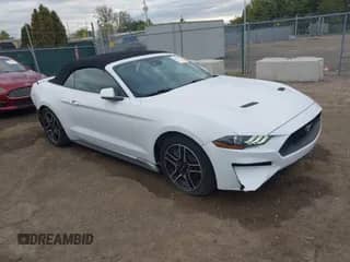2021 Ford Mustang EcoBoost with VIN 1FATP8UH0M5101044, listed as a IAAI auction lot 43427543 with 70,572 mi miles and . Bid and sale history available at DreamBid. Image 1.