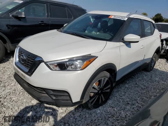 ✅ 2020 Nissan Kicks SV • VIN: 3N1CP5CV0LL568501 • Lot: 86444365. Listed on Copart with Not provided. Free auction sales archive from the USA and detailed vehicle history report at DreamBid. Image 1.