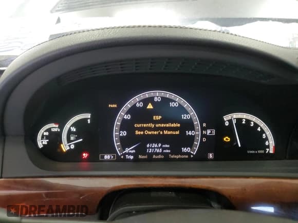 ✅ 2009 Mercedes-Benz S 550 • VIN: WDDNG86X29A241012 • Lot: 64001425. Listed on Copart with 131,765 mi. Free auction sales archive from the USA and detailed vehicle history report at DreamBid. Image 9.