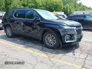 2023 Chevrolet Traverse LT Cloth with VIN 1GNEVGKW0PJ259360, listed as a IAAI auction lot 42685787 with 13,592 mi miles and . Bid and sale history available at DreamBid. Image 1.