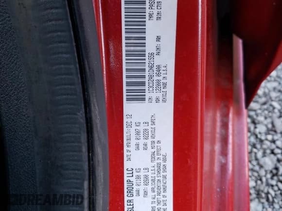 ✅ 2013 Dodge Avenger SE • VIN: 1C3CDZAB1DN621556 • Лот: 44922025. Опубликован ранее на Copart с пробегом 112 967 миль. Бесплатный доступ к архиву аукционных продаж из США и подробный отчёт об истории автомобиля на DreamBid. Изображение 12.