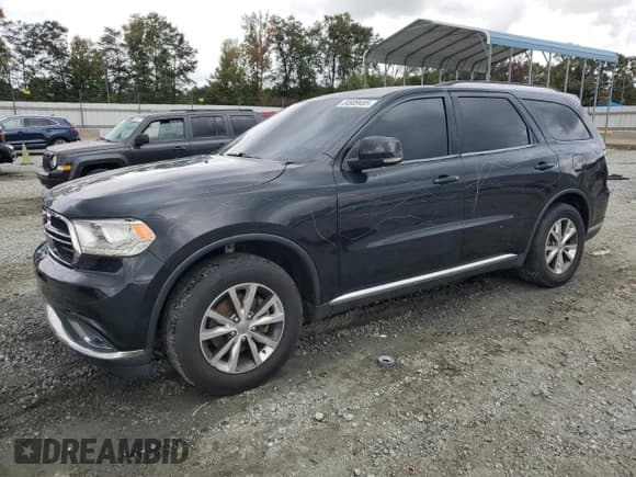 ✅ 2016 Dodge Durango Limited • VIN: 1C4RDJDG1GC455862 • Lot: 84909485. Wystawiony na Copart z przebiegiem 186 816 mil. Bezpłatny archiwum sprzedaży aukcyjnych z USA i szczegółowy raport historii pojazdu na DreamBid. Zdjęcie 1.