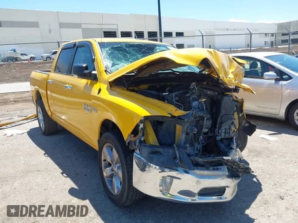 2016 Ram 1500 Lone Star with VIN 1C6RR6LT8GS341190, listed as a IAAI auction lot 42905690 with 157,320 mi miles and . Bid and sale history available at DreamBid. Image 1.