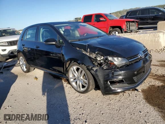 ✅ 2015 Volkswagen Golf TSI S • VIN: 3VW217AU7FM003870 • Lot: 82676075. Listed on Copart with 70,382 mi. Free auction sales archive from the USA and detailed vehicle history report at DreamBid. Image 4.