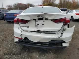 2018 Hyundai Elantra SE with VIN 5NPD74LF8JH380990, listed as a Copart auction lot 82760545 with 137,107 mi miles and Salvage title. Bid and sale history available at DreamBid. Image 6.