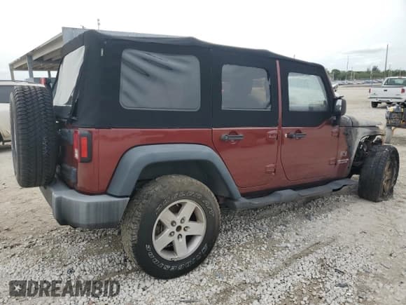 ✅ 2008 Jeep Wrangler Unlimited X • VIN: 1J4GA391X8L528089 • Lot: 59602625. Listed on Copart with Not provided. Free auction sales archive from the USA and detailed vehicle history report at DreamBid. Image 3.