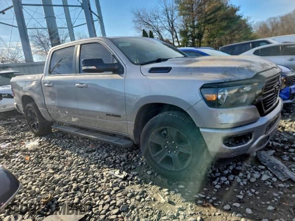 ✅ 2021 Ram 1500 Big Horn • VIN: 1C6SRFFT7MN548662 • Lot: 94876095. Listed on Copart with Not provided. Free auction sales archive from the USA and detailed vehicle history report at DreamBid. Image 4.