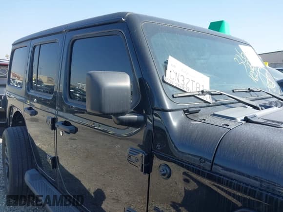 ✅ 2023 Jeep Wrangler Sahara • VIN: 1C4JJXP63PW672565 • Lot: 42831990. Listed on IAAI with 26,862 mi. Free auction sales archive from the USA and detailed vehicle history report at DreamBid. Image 14.