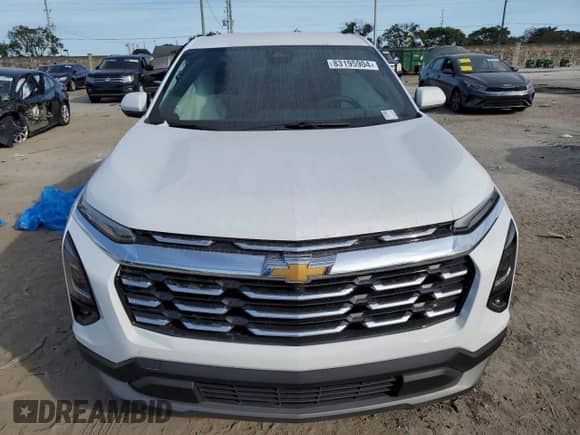 2025 Chevrolet Equinox FWD LT с VIN 3GNAXHEG0SL129972, выставлен на аукционе Copart как лот 83195904 с пробегом 1 494 миль миль и Списание • Salvage title. История ставок и продаж доступна на DreamBid. Изображение 5.