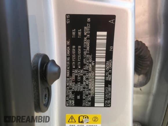 ✅ 2016 Lexus RX 350 • VIN: 2T2BZMCA0GC010467 • Лот: 92235125. Опубликован ранее на Copart с пробегом 94 267 миль. Бесплатный доступ к архиву аукционных продаж из США и подробный отчёт об истории автомобиля на DreamBid. Изображение 13.