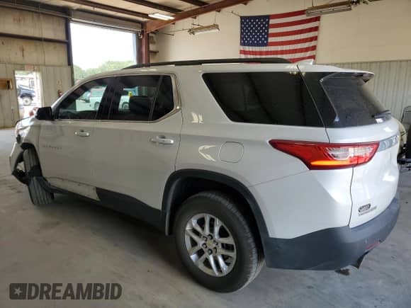 2019 Chevrolet Traverse LT z VIN 1GNERHKW1KJ185773, wystawiony jako Copart lot #66623455 z przebiegiem 100 512 mil mil oraz Szkoda całkowita • Salvage title. Historia ofert i sprzedaży dostępna na DreamBid. Obrazek 2.