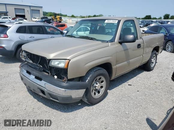 2005 Chevrolet Silverado 1500 Work Truck с VIN 1GCEC14X25Z179607, выставлен на аукционе Copart как лот 59317655 с пробегом 117 648 миль миль и Списание • Salvage title. История ставок и продаж доступна на DreamBid. Изображение 1.