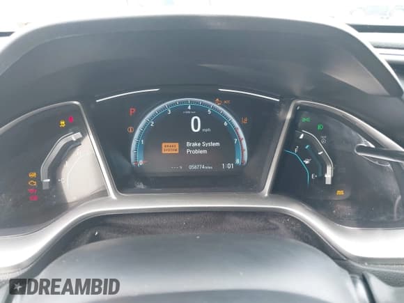 ✅ 2021 Honda Civic EX • VIN: 19XFC1F30ME000604 • Lot: 43612748. Listed on IAAI with 58,774 mi. Free auction sales archive from the USA and detailed vehicle history report at DreamBid. Image 7.