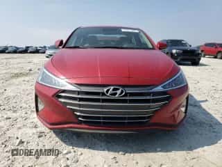 2020 Hyundai Elantra SE with VIN KMHD74LFXLU080341, listed as a Copart auction lot 81071985 with 42,038 mi miles and Salvage title. Bid and sale history available at DreamBid. Image 5.