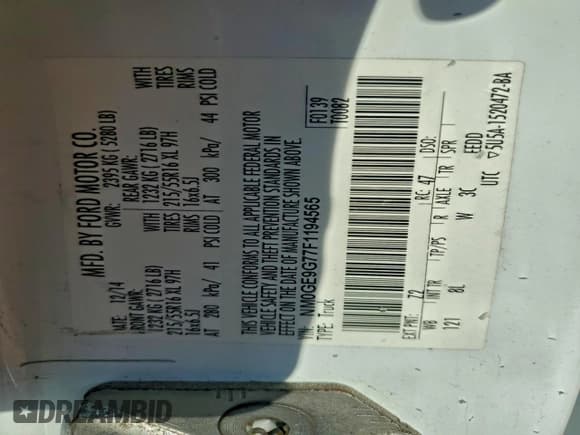 ✅ 2015 Ford Transit Connect Titanium • VIN: NM0GE9G77F1194565 • Lot: 94129045. Wystawiony na Copart z przebiegiem 144 426 mil. Bezpłatny archiwum sprzedaży aukcyjnych z USA i szczegółowy raport historii pojazdu na DreamBid. Zdjęcie 13.