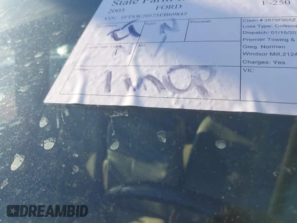 ✅ 2005 Ford F-250 XL • VIN: 1FTSW20575EB69845 • Лот: 41346591. Опубликован ранее на IAAI с пробегом Не указан. Бесплатный доступ к архиву аукционных продаж из США и подробный отчёт об истории автомобиля на DreamBid. Изображение 14.