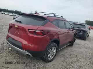 2020 Chevrolet Blazer LT with VIN 3GNKBBRA5LS589402, listed as a Copart auction lot 72619394 with 44,372 mi miles and Clean title. Bid and sale history available at DreamBid. Image 3.