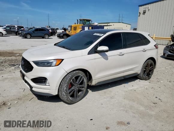 ✅ 2019 Ford Edge ST • VIN: 2FMPK4AP9KBC10606 • Лот: 50527695. Опубликован ранее на Copart с пробегом 65 112 миль. Бесплатный доступ к архиву аукционных продаж из США и подробный отчёт об истории автомобиля на DreamBid. Изображение 1.