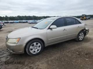 2009 Hyundai Sonata GLS with VIN 5NPET46C69H512884, listed as a Copart auction lot 71021785 with 186,702 mi miles and Salvage title. Bid and sale history available at DreamBid. Image 1.