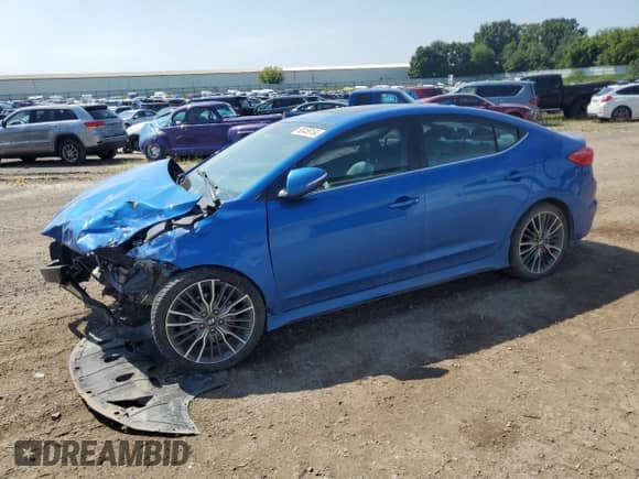 2018 Hyundai Elantra Sport с VIN KMHD04LB2JU640738, выставлен на аукционе Copart как лот 68458184 с пробегом 111 561 миль миль и Чистый • Clean title. История ставок и продаж доступна на DreamBid. Изображение 1.