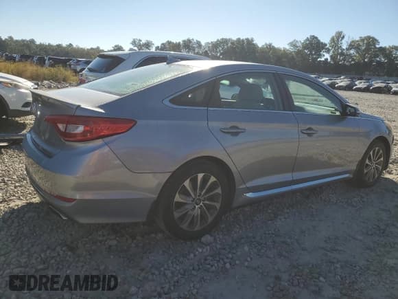 ✅ 2016 Hyundai Sonata Sport • VIN: 5NPE34AF6GH265901 • Lot: 86212155. Listed on Copart with 118,878 mi. Free auction sales archive from the USA and detailed vehicle history report at DreamBid. Image 3.