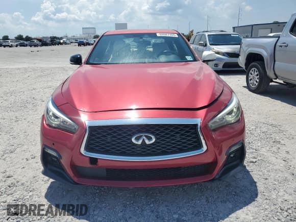 ✅ 2019 Infiniti Q50 Red Sport 400 • VIN: JN1FV7AR2KM830155 • Лот: 69987405. Опубликован ранее на Copart с пробегом 38 650 миль. Бесплатный доступ к архиву аукционных продаж из США и подробный отчёт об истории автомобиля на DreamBid. Изображение 5.