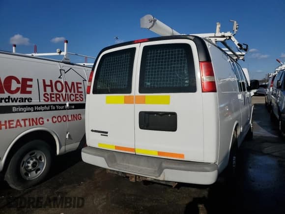 ✅ 2013 Chevrolet Express Cargo • VIN: 1GCWGFCAXD1903768 • Lot: 70606255. Listed on Copart with 145,022 mi. Free auction sales archive from the USA and detailed vehicle history report at DreamBid. Image 3.
