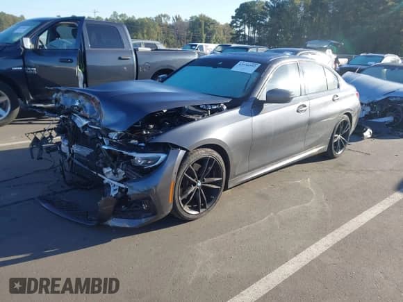 2021 BMW 3 Series 330i with VIN 3MW5R1J02M8C05201, listed as a IAAI auction lot 43456992 with 59,073 mi miles and . Bid and sale history available at DreamBid. Image 2.