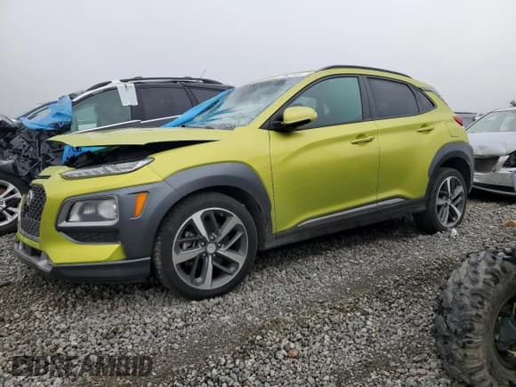 ✅ 2019 Hyundai Kona Ultimate • VIN: KM8K5CA55KU250394 • Лот: 73927144. Опубликован ранее на Copart с пробегом 62 121 миль. Бесплатный доступ к архиву аукционных продаж из США и подробный отчёт об истории автомобиля на DreamBid. Изображение 1.