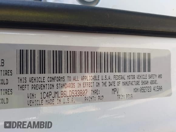 ✅ 2020 Jeep Cherokee Latitude Plus • VIN: 1C4PJMLB6LD533807 • Lot: 41783131. Wystawiony na IAAI z przebiegiem 87 299 mil. Bezpłatny archiwum sprzedaży aukcyjnych z USA i szczegółowy raport historii pojazdu na DreamBid. Zdjęcie 9.