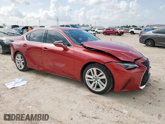 2024 Lexus IS 300 z VIN JTHCA1D27R5130397, wystawiony jako Copart lot #63527575 z przebiegiem 6 807 mil mil oraz Szkoda całkowita • Salvage title. Historia ofert i sprzedaży dostępna na DreamBid. Obrazek 4.