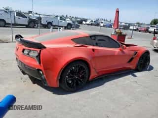 2018 Chevrolet Corvette Grand Sport 1LT z VIN 1G1YW2D75J5102895, wystawiony jako Copart lot #72060894 z przebiegiem 31 660 mil mil oraz Szkoda całkowita • Salvage title. Historia ofert i sprzedaży dostępna na DreamBid. Obrazek 3.