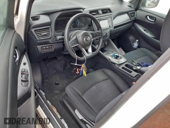 ✅ 2019 Nissan LEAF S • VIN: 1N4AZ1CP7KC319377 • Lot: 96842615. Listed on Copart with 53,743 mi. Free auction sales archive from the USA and detailed vehicle history report at DreamBid. Image 8.