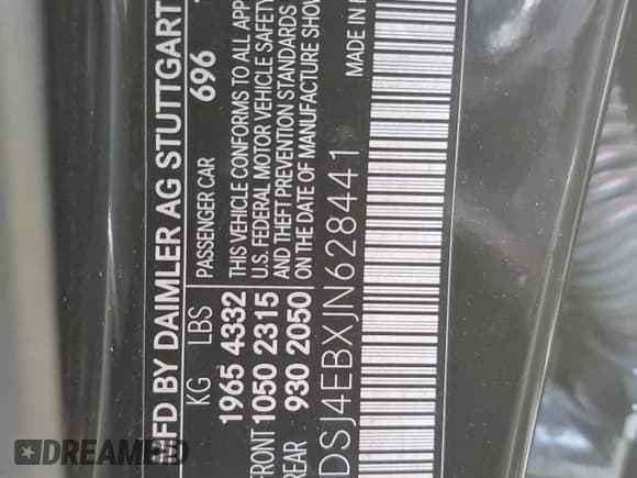 ✅ 2018 Mercedes-Benz CLA 250 • VIN: WDDSJ4EBXJN628441 • Лот: 90920635. Опубликован ранее на Copart с пробегом 80 699 миль. Бесплатный доступ к архиву аукционных продаж из США и подробный отчёт об истории автомобиля на DreamBid. Изображение 12.