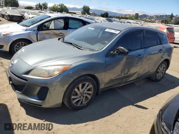 ✅ 2013 Mazda 3 i Touring • VIN: JM1BL1LP3D1793809 • Lot: 65647795. Listed on Copart with 114,615 mi. Free auction sales archive from the USA and detailed vehicle history report at DreamBid. Image 1.