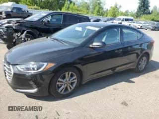 2018 Hyundai Elantra SEL with VIN 5NPD84LF5JH367918, listed as a Copart auction lot 61794705 with 50,736 mi miles and Salvage title. Bid and sale history available at DreamBid. Image 1.