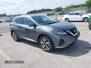 ✅ 2020 Nissan Murano SL • VIN: 5N1AZ2CSXLN106199 • Lot: 42437022. Listed on IAAI with 98,927 mi. Free auction sales archive from the USA and detailed vehicle history report at DreamBid. Image 1.