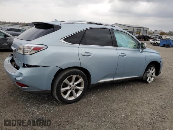 ✅ 2011 Lexus RX 350 • VIN: 2T2ZK1BA2BC060816 • Lot: 92079825. Listed on Copart with Not provided. Free auction sales archive from the USA and detailed vehicle history report at DreamBid. Image 3.