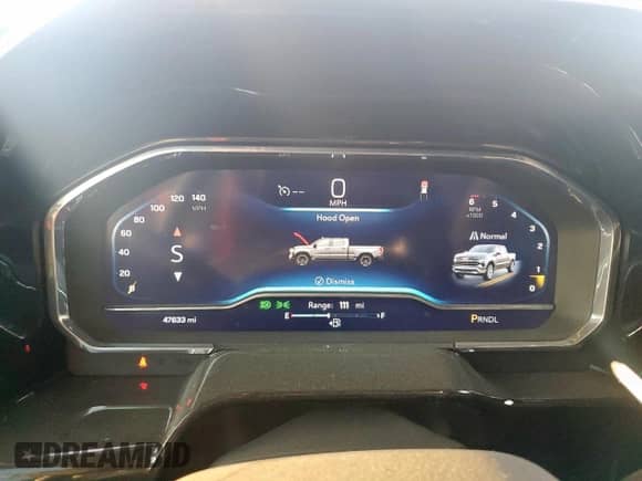 2023 Chevrolet Silverado 1500 RST with VIN 2GCPADED2P1155162, listed as a Copart auction lot 49270245 with 47,633 mi miles and Salvage title. Bid and sale history available at DreamBid. Image 9.