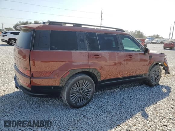 ✅ 2025 Hyundai Santa Fe Calligraphy • VIN: 5NMP5DG12SH025412 • Lot: 87470845. Listed on Copart with 9,200 mi. Free auction sales archive from the USA and detailed vehicle history report at DreamBid. Image 3.