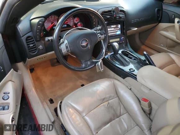 ✅ 2009 Chevrolet Corvette 3LT • VIN: 1G1YY26W595108612 • Lot: 44327295. Listed on Copart with 47,761 mi. Free auction sales archive from the USA and detailed vehicle history report at DreamBid. Image 8.