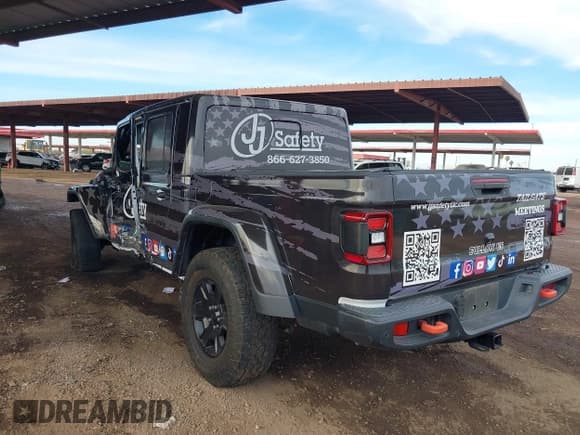 ✅ 2020 Jeep Gladiator Mojave • VIN: 1C6JJTEG0LL202422 • Lot: 41199747. Listed on IAAI with 51,503 mi. Free auction sales archive from the USA and detailed vehicle history report at DreamBid. Image 3.
