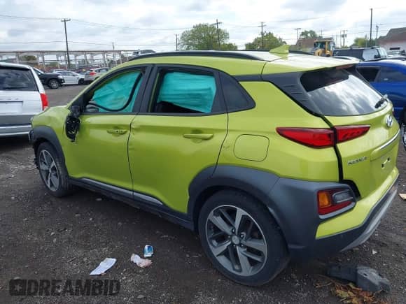2020 Hyundai Kona Ultimate с VIN KM8K5CA56LU485176, выставлен на аукционе IAAI как лот 43314979 с пробегом 36 481 миль миль и . История ставок и продаж доступна на DreamBid. Изображение 3.
