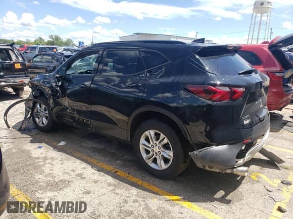 2020 Chevrolet Blazer LT with VIN 3GNKBCRS4LS611498, listed as a Copart auction lot 61933354 with 49,992 mi miles and Salvage title. Bid and sale history available at DreamBid. Image 2.