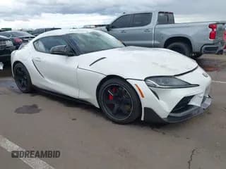 ✅ 2020 Toyota Supra 3.0 • VIN: WZ1DB4C03LW020471 • Lot: 43717043. Listed on IAAI with 38,325 mi. Free auction sales archive from the USA and detailed vehicle history report at DreamBid. Image 1.