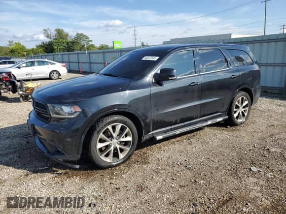 2014 Dodge Durango R/T z VIN 1C4SDJCT5EC428435, wystawiony jako Copart lot #80347945 z przebiegiem 88 005 mil mil oraz Szkoda całkowita • Salvage title. Historia ofert i sprzedaży dostępna na DreamBid. Obrazek 1.