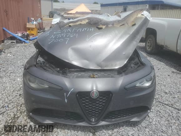 ✅ 2021 Alfa Romeo Giulia • VIN: ZARFAMAN9M7647007 • Lot: 64947855. Listed on Copart with Not provided. Free auction sales archive from the USA and detailed vehicle history report at DreamBid. Image 5.