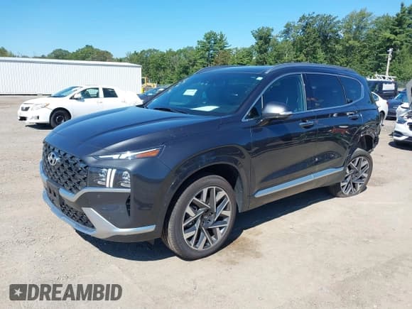 ✅ 2023 Hyundai Santa Fe Calligraphy • VIN: 5NMS5DAL9PH626022 • Лот: 43112670. Опубликован ранее на IAAI с пробегом 35 246 миль. Бесплатный доступ к архиву аукционных продаж из США и подробный отчёт об истории автомобиля на DreamBid. Изображение 2.