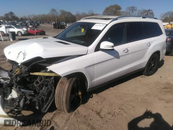 ✅ 2017 Mercedes-Benz GLS 450 • VIN: 4JGDF6EEXHA850923 • Lot: 41874619. Listed on IAAI with 137,017 mi. Free auction sales archive from the USA and detailed vehicle history report at DreamBid. Image 2.