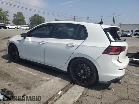 ✅ 2023 Volkswagen Golf GTI 40th Anniversary Edition • VIN: WVW8A7CD7PW174128 • Lot: 55689755. Listed on Copart with 22,176 mi. Free auction sales archive from the USA and detailed vehicle history report at DreamBid. Image 2.